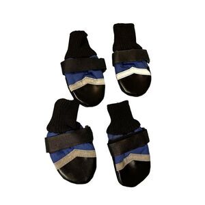Guardian Gear All Weather Fleece Lined Dog Boots Booties Blue size Small